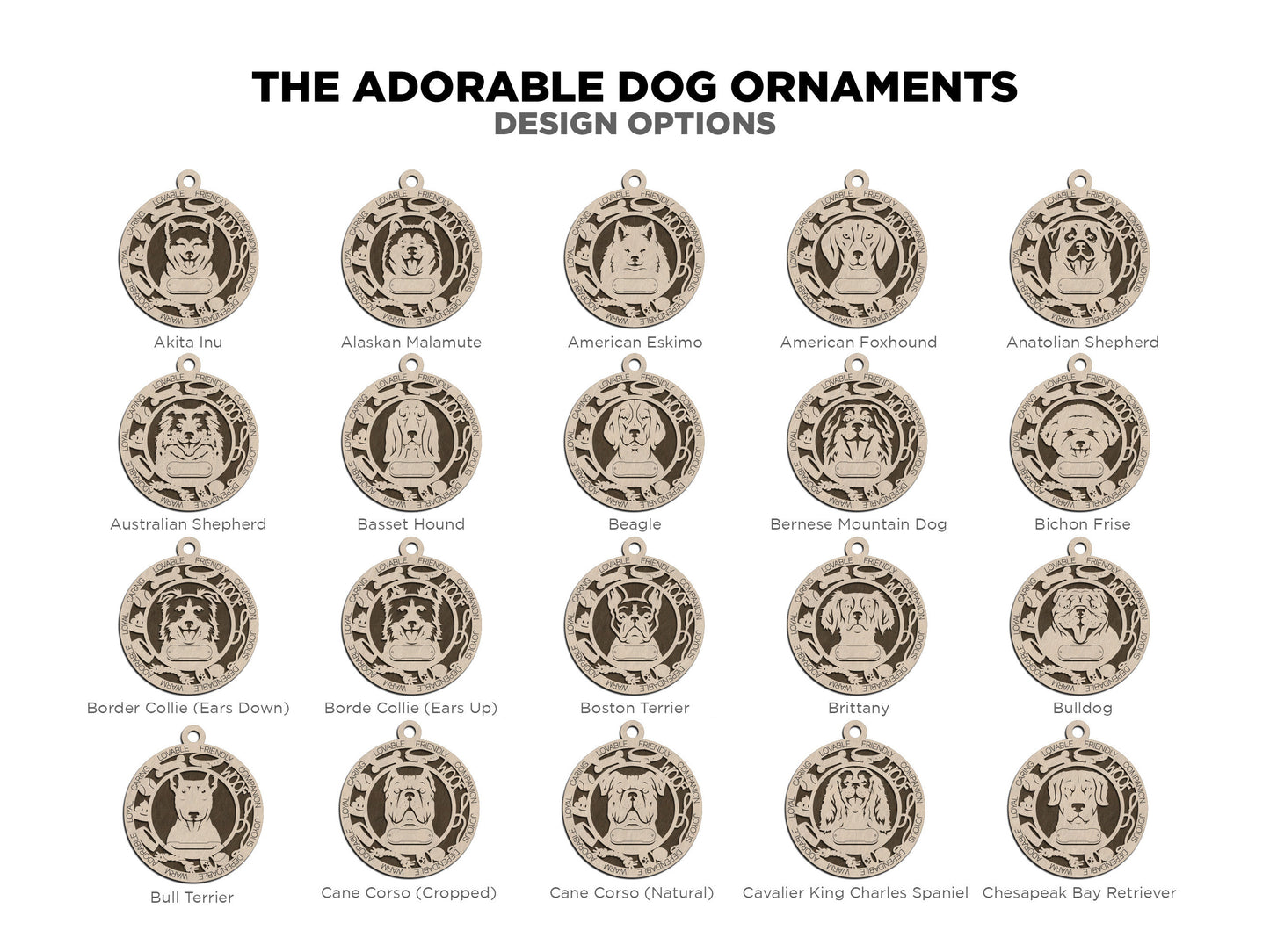 Adorable Dog Ornaments