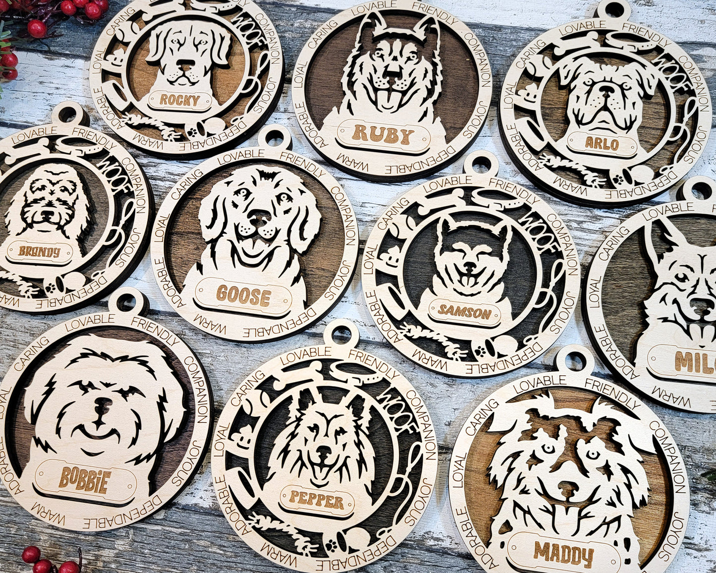 Adorable Dog Ornaments