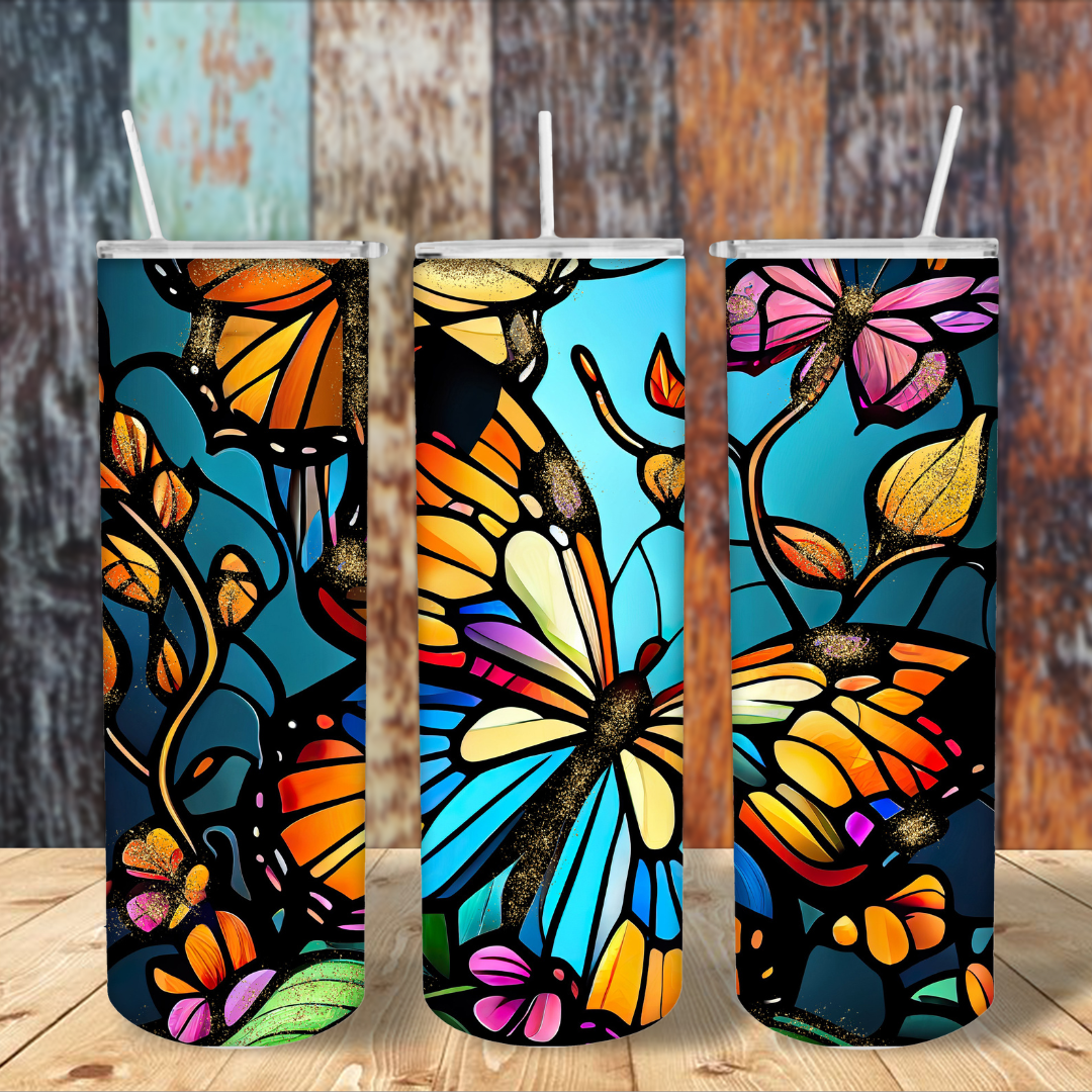 Butterfly-Stained Glass