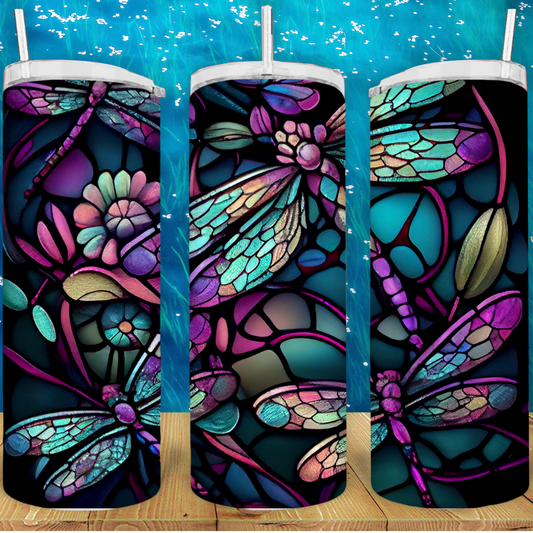 Dragonfly Stained Glass