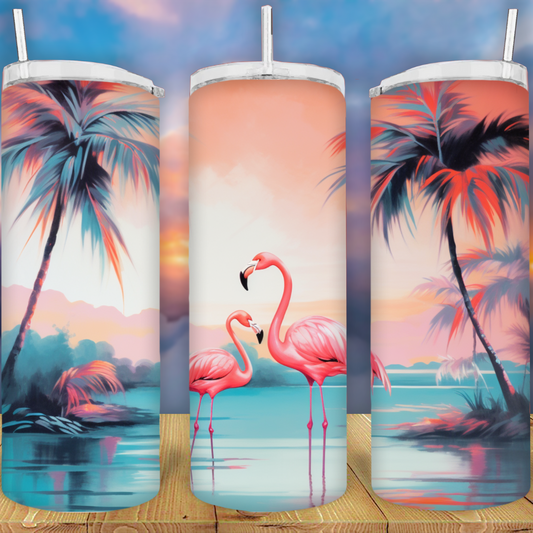 Flamingo Sunset