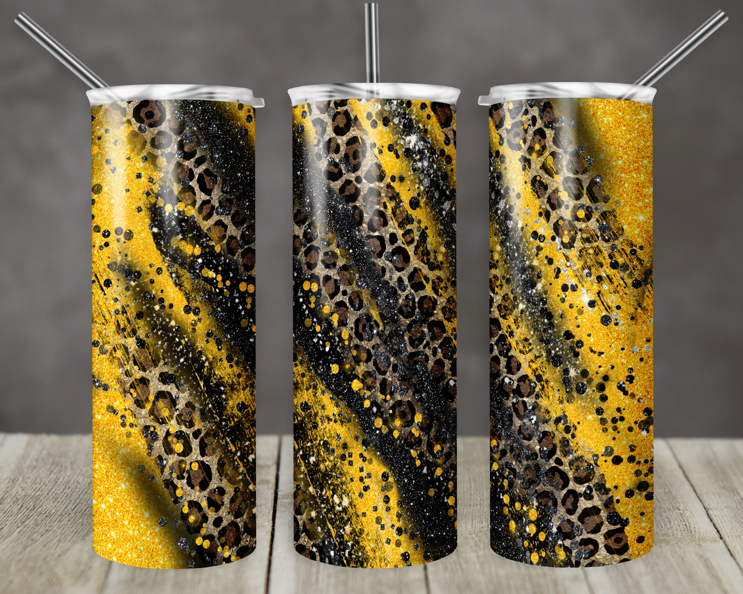 Black and Yellow Leopard